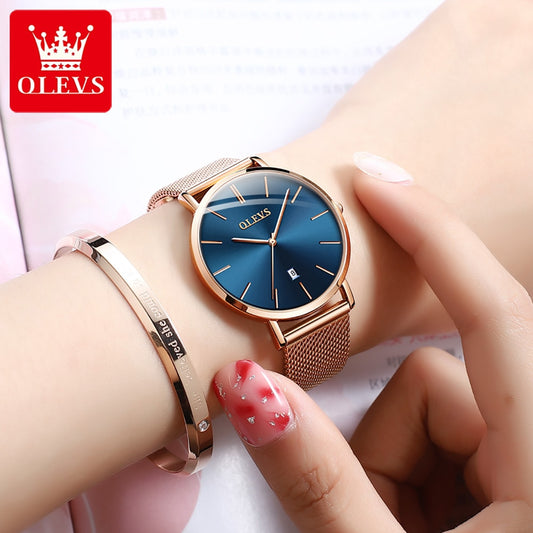 OLEVS beautiful Rose gold Wrist Watch for Women,  enter discount  code 40WG608Z0TYR  Buy 1 get 1 FREE / FREE Shipping