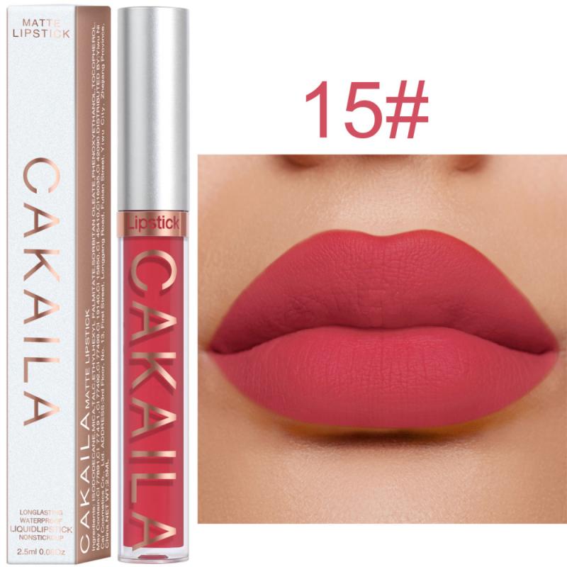 Lipstick Matte  CAKAILA Velvet Lip Gloss 36 Colors Long-Lasting Waterproof  / enter Code RT7CHPB8E3KX /  Buy 10 get 4 FREE /   FREE Shipping