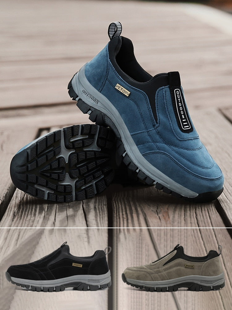 Outdoor Suede Shoe for Men  Slip On Casual and Comfortable with EVA sole / FREE Shipping