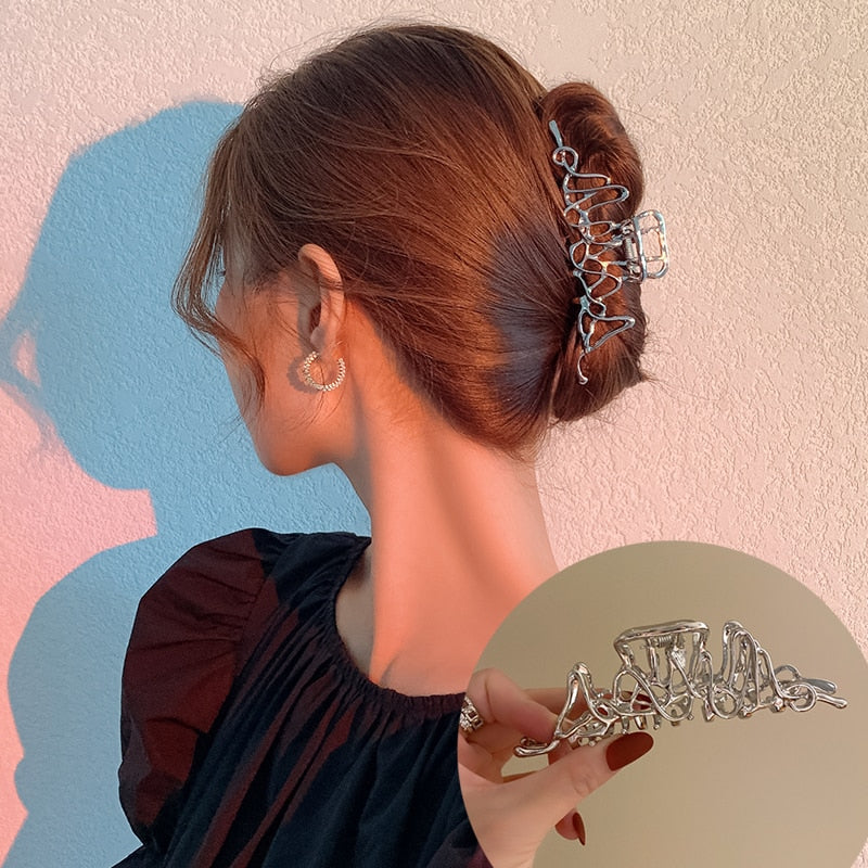AWAYTR custom Rhinestone Metal Hair Claw Crab Clip / Free Shipping