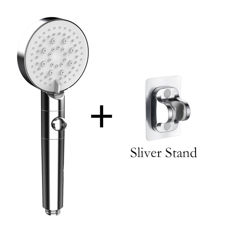 LeCono Shower Head Adjustable 6 spray MODES High Pressure for Salon or Bath / FREE Shipping