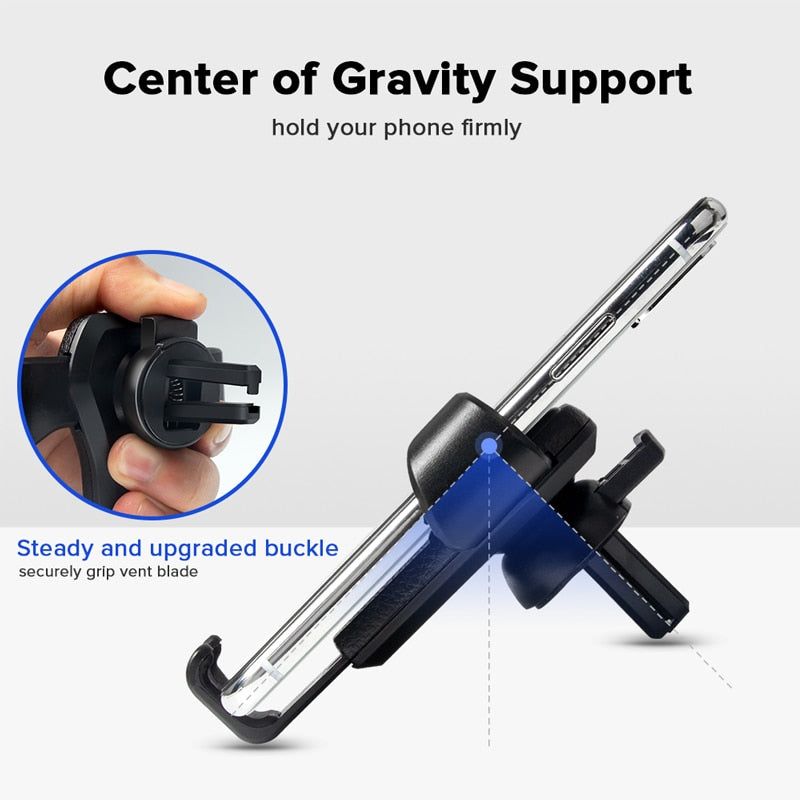 Gravity Car Holder For Smartphone Air Vent Clip Mount Mobile Stand  / Free Shipping