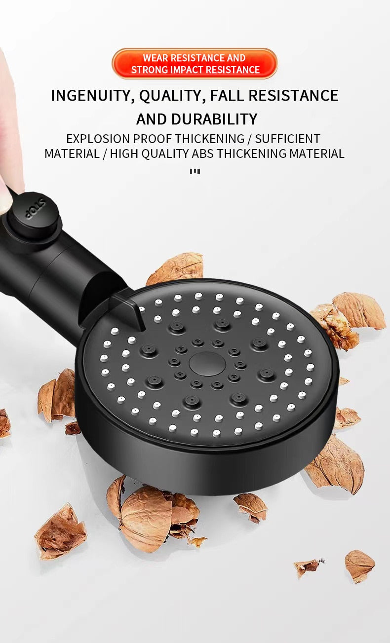 LeCono Shower Head Adjustable 6 spray MODES High Pressure for Salon or Bath / FREE Shipping