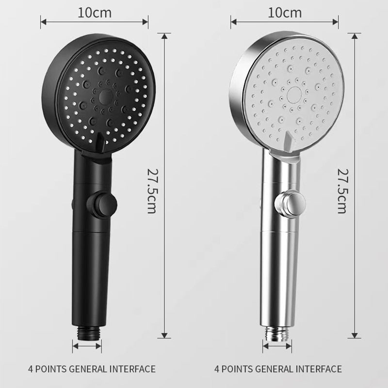 LeCono Shower Head Adjustable 6 spray MODES High Pressure for Salon or Bath / FREE Shipping