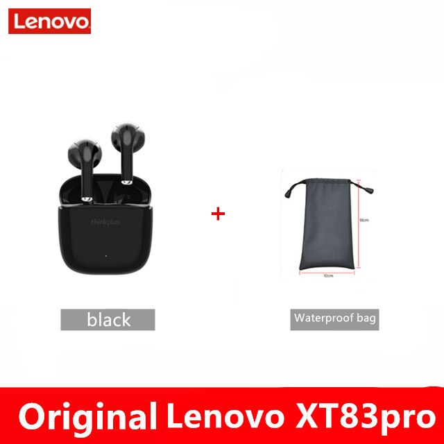 Lenovo XT83 Pro Wireless Bluetooth 5.1 Headphones LED Display Bluetooth Earphones with Dual Mics / FREE Shipping