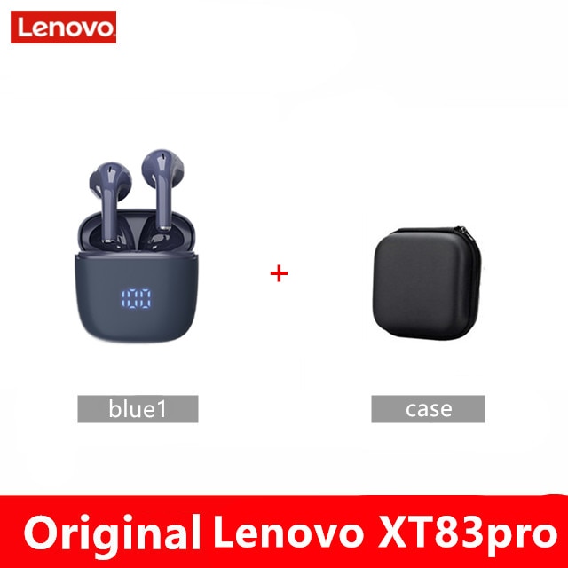 Lenovo XT83 Pro Wireless Bluetooth 5.1 Headphones LED Display Bluetooth Earphones with Dual Mics / FREE Shipping