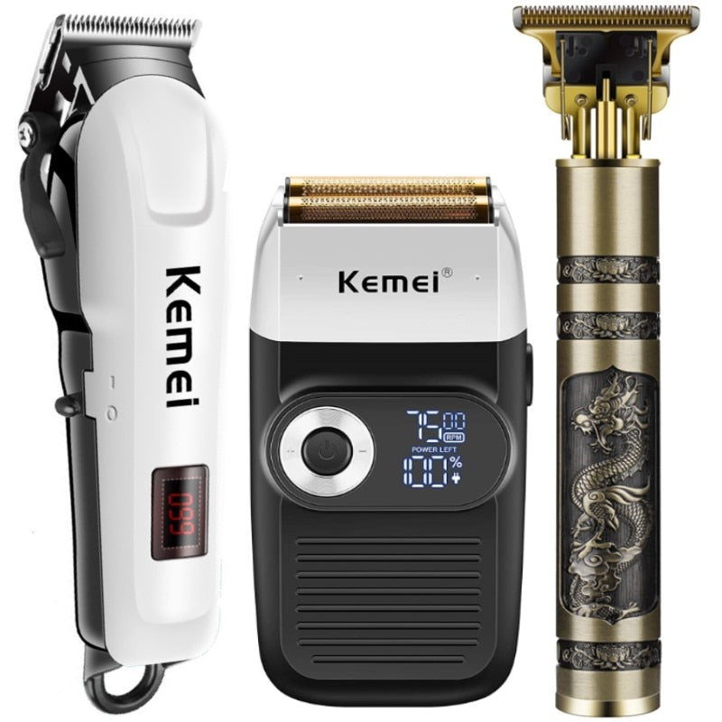 Kemei Professional Barber Hair Clipper /  Trimmer / Shaver Rechargeable  / FREE Shipping