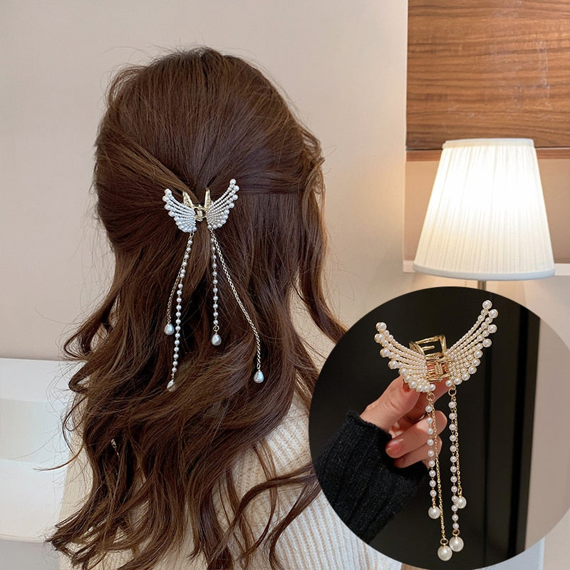 AWAYTR custom Rhinestone Metal Hair Claw Crab Clip / Free Shipping