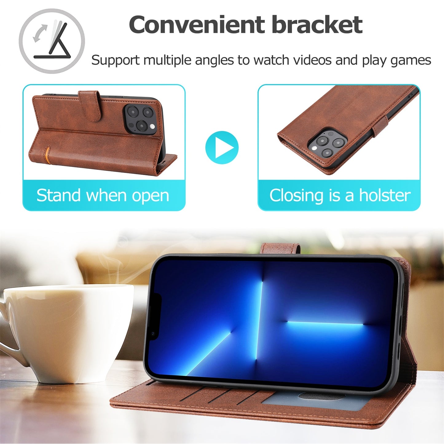 Apple I-Phone leather case / enter JGWWN1F51EN2 BUY 3 get 1 FREE / FREE Shipping