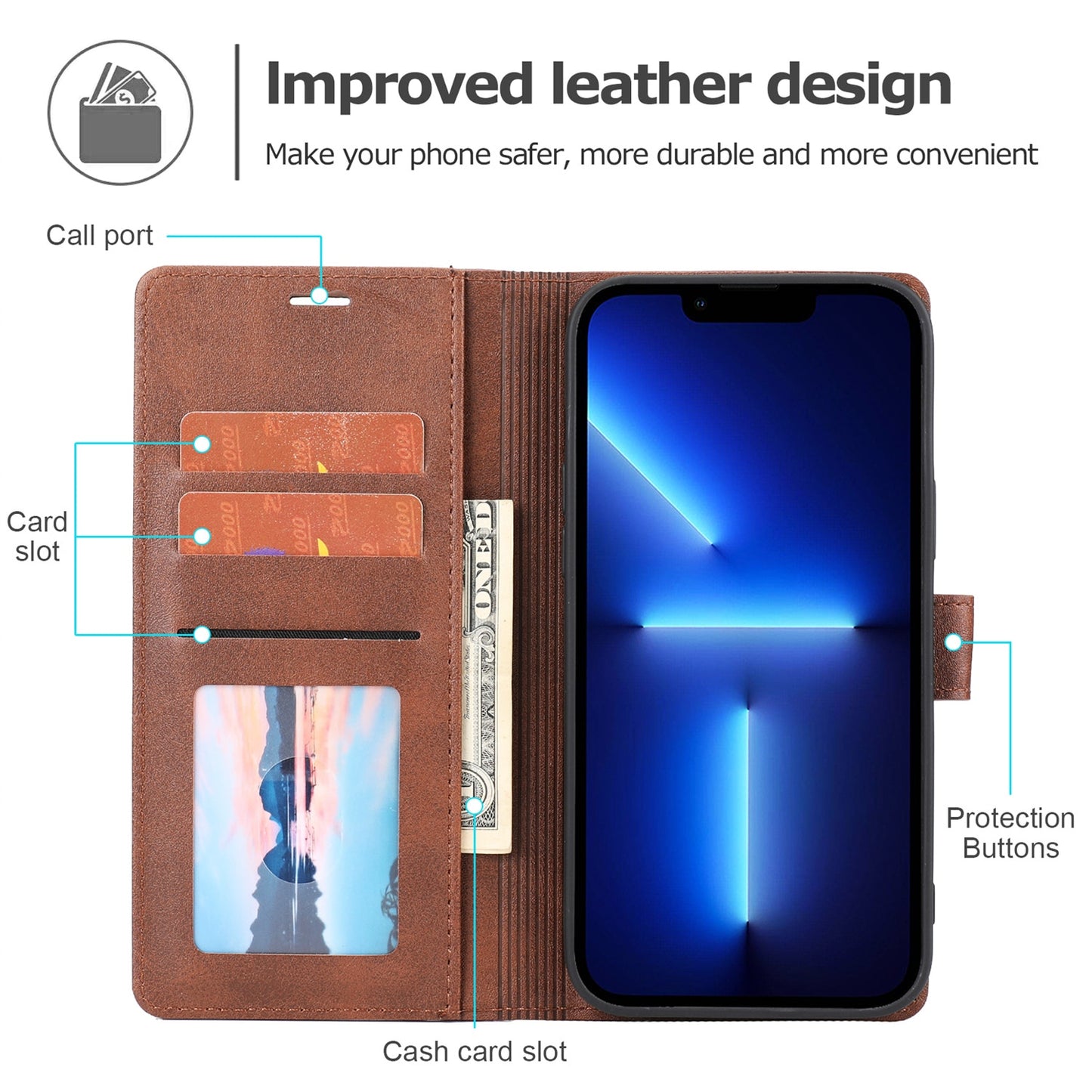 Apple I-Phone leather case / enter JGWWN1F51EN2 BUY 3 get 1 FREE / FREE Shipping