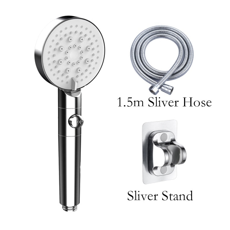 LeCono Shower Head Adjustable 6 spray MODES High Pressure for Salon or Bath / FREE Shipping