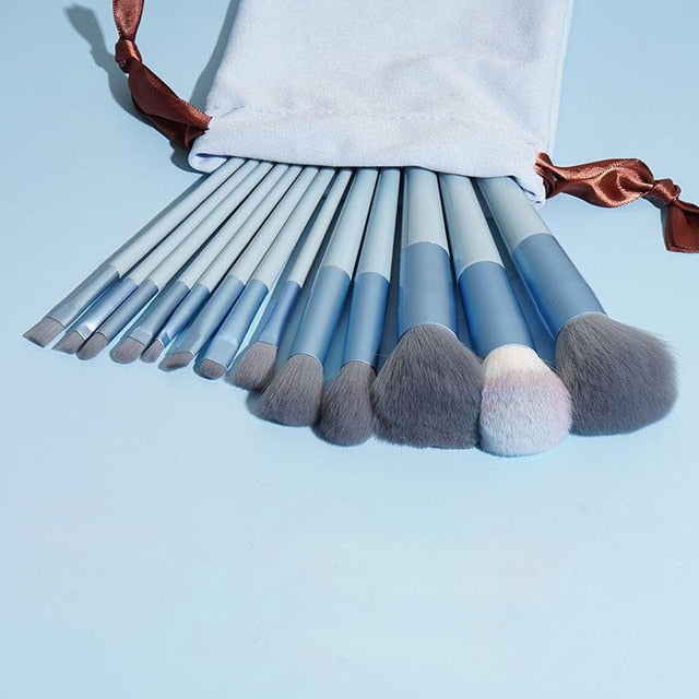 8/13Pcs Natural Makeup-Cosmetics Soft Fluffy Brushes / FREE Shipping