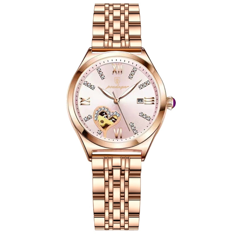 POEDAGAR 320 Elegant Ladies Watch with sparkling Diamonds-luminous/ FREE Shipping