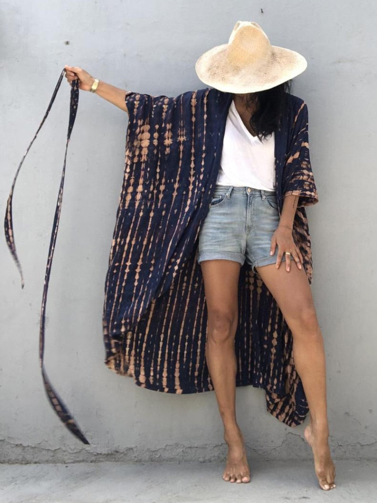 Beach Cover Up Kimono Robe for Women  light and comfortable / FREE Shipping
