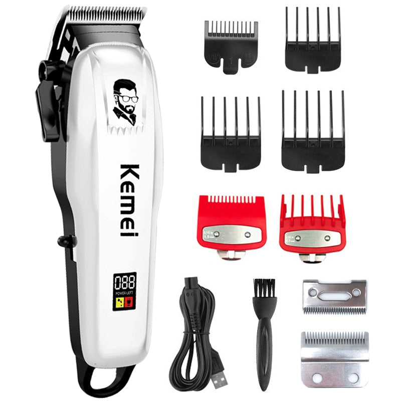 Kemei Professional Electric Hair Clipper / Cutting Wireless Trimmer , rechargeable / FREE Shipping