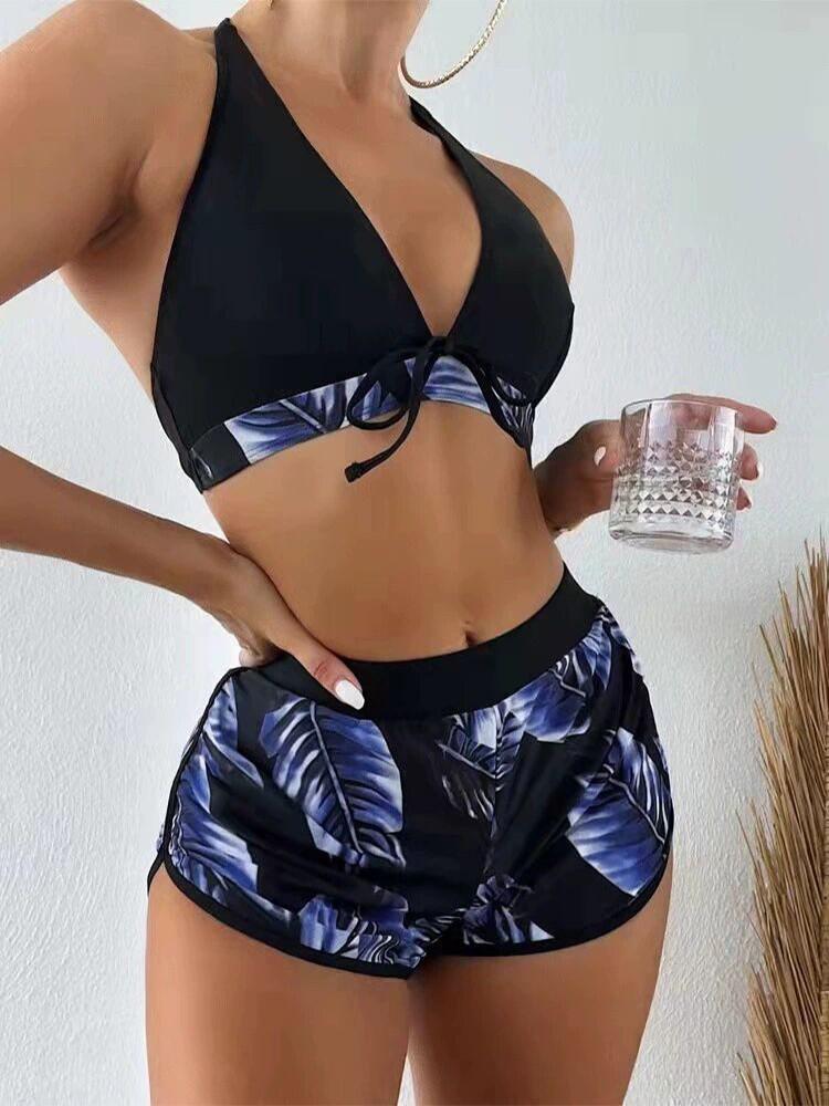 New High Waist Sexy Swimsuit for  Women casual beach wear custom prints / FREE Shipping