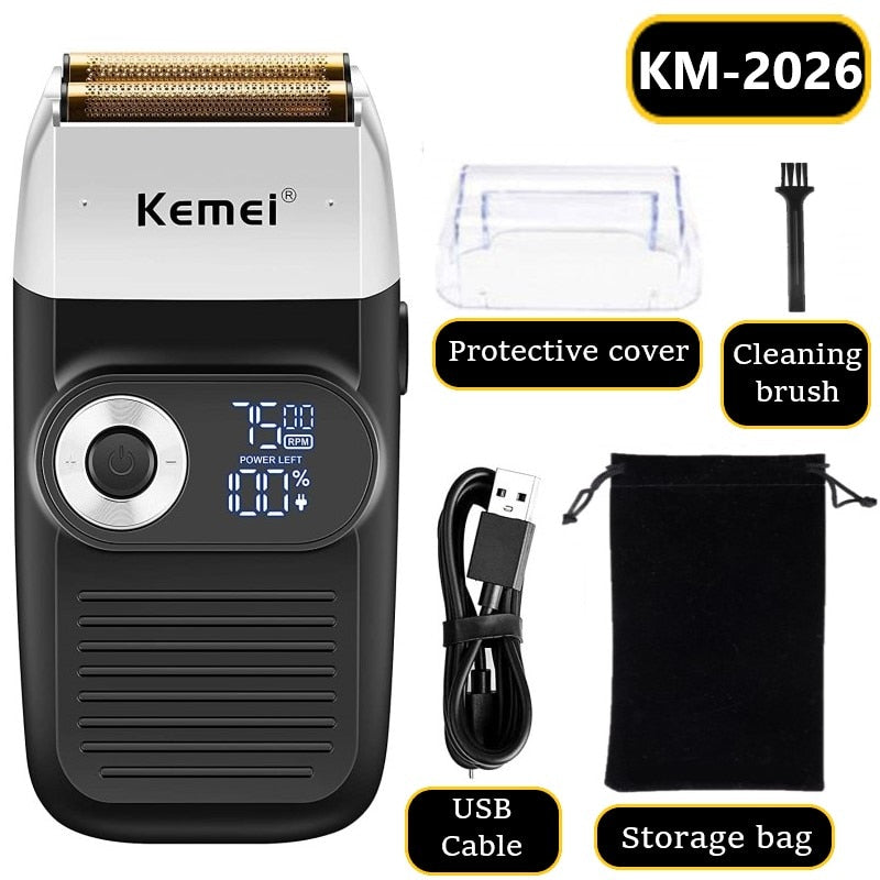 Kemei Professional Barber Hair Clipper /  Trimmer / Shaver Rechargeable  / FREE Shipping