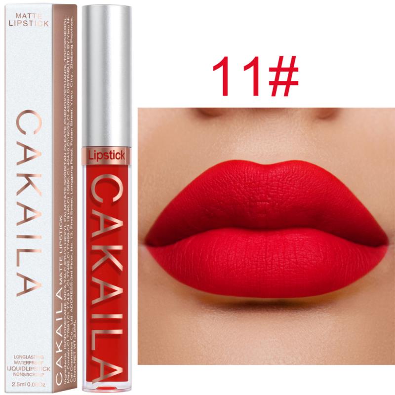 Lipstick Matte  CAKAILA Velvet Lip Gloss 36 Colors Long-Lasting Waterproof  / enter Code RT7CHPB8E3KX /  Buy 10 get 4 FREE /   FREE Shipping