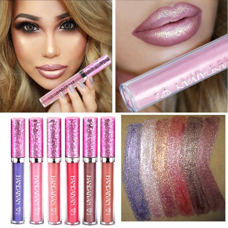 Plump Lip Gloss  Waterproof Liquid Lipstick Shimmer Lip Gloss beautiful colors  / FREE Shipping