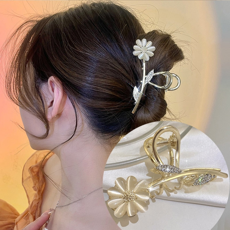 AWAYTR custom Rhinestone Metal Hair Claw Crab Clip / Free Shipping