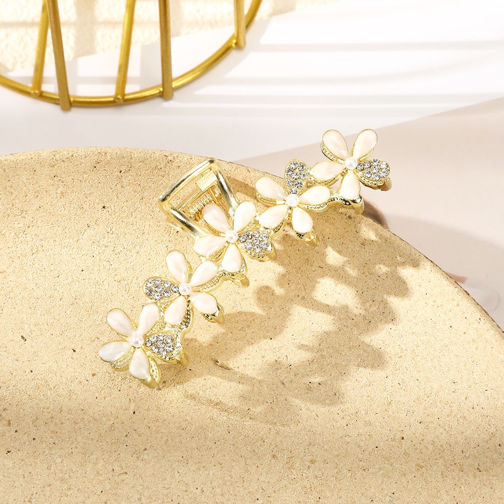 AWAYTR custom Rhinestone Metal Hair Claw Crab Clip / Free Shipping