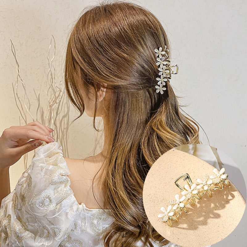 AWAYTR custom Rhinestone Metal Hair Claw Crab Clip / Free Shipping