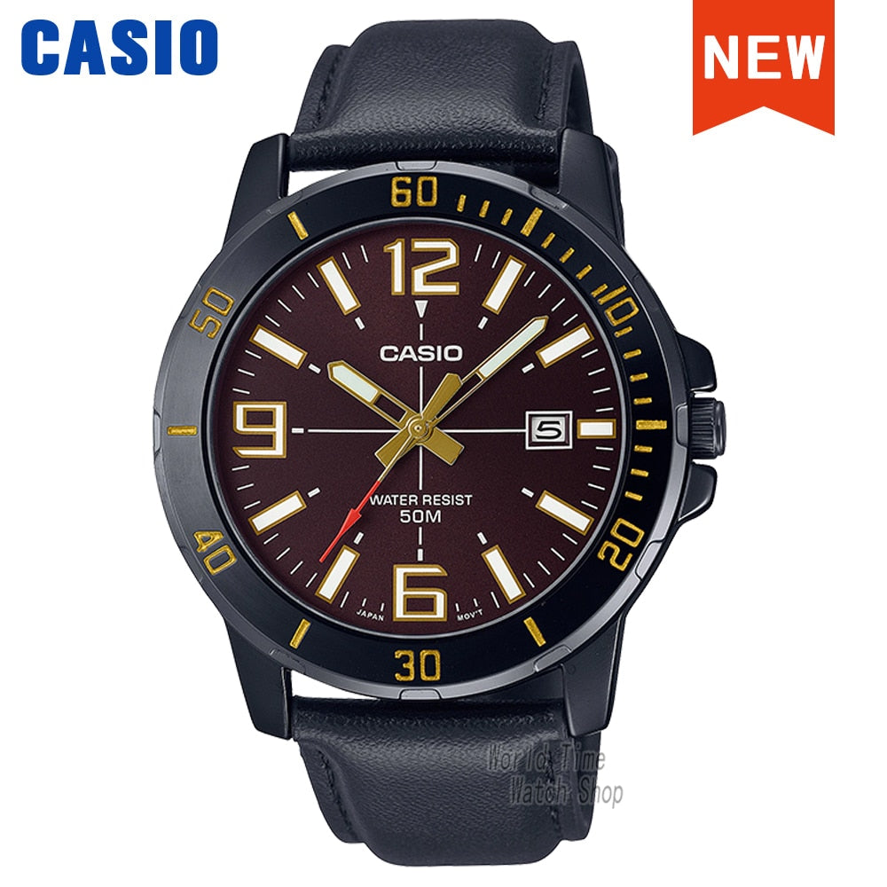 Men's Casio Luxury wrist watch Top brand luxury 50m Waterproof / FREE Shipping