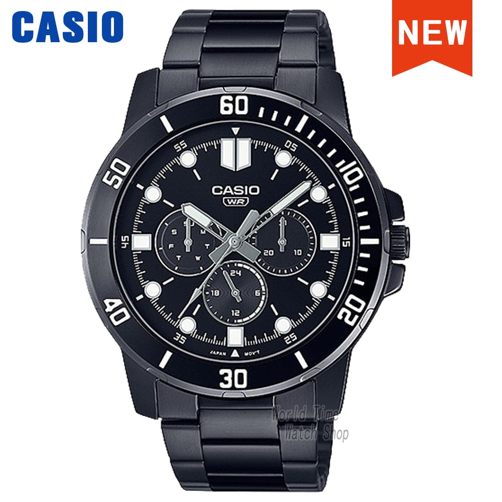 Men's Casio Luxury wrist watch Top brand luxury 50m Waterproof / FREE Shipping