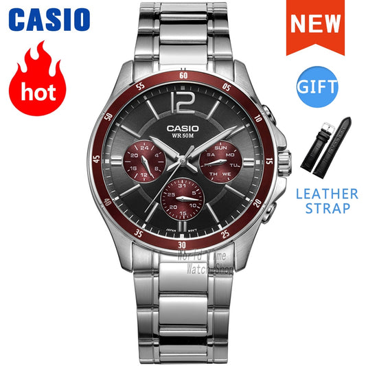Men's Casio Luxury wrist watch Top brand luxury 50m Waterproof / FREE Shipping